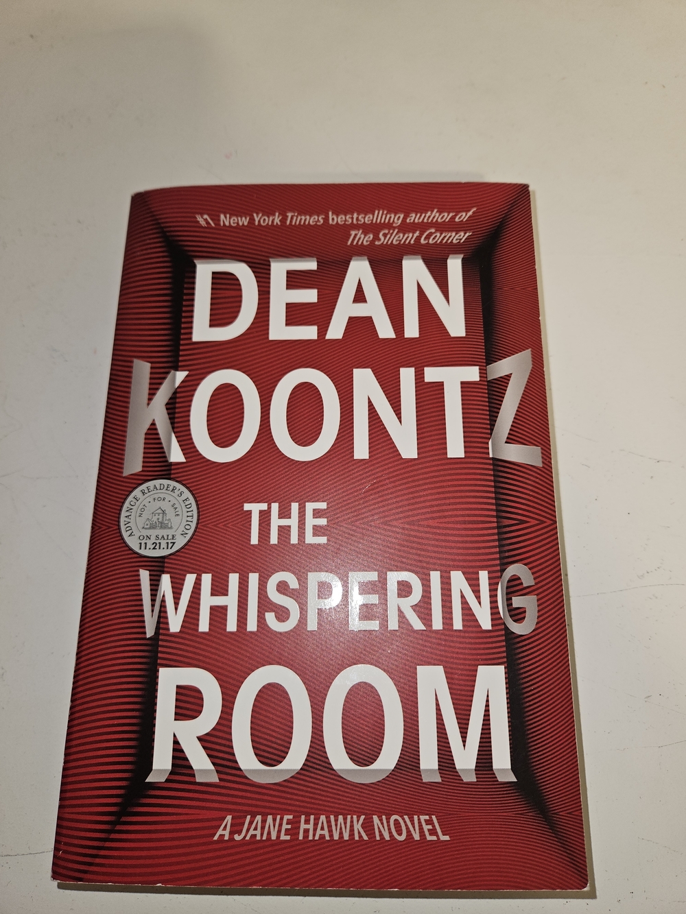 Dean Koontz The Whispering Room Novel Book - Red Paperback